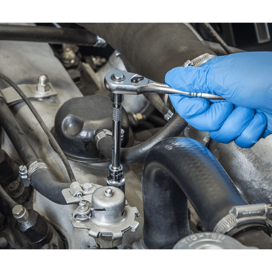 Premier Platinum Ratchet Wrench with Flip Reverse 1/4"Sq Drive 90-Tooth Model No- AK7930