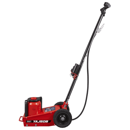 Air Operated Single Stage Trolley Jack 50 Tonne : Model No- YAJ50B