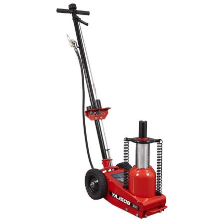 Air Operated Single Stage Trolley Jack 50 Tonne : Model No- YAJ50B