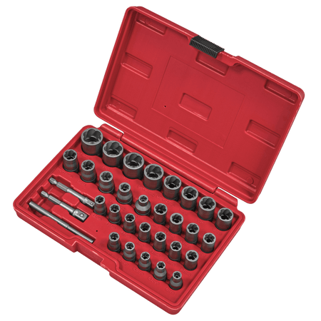 Slim Design Bolt & Nut Extractor Set 32pc Model No- AK8132