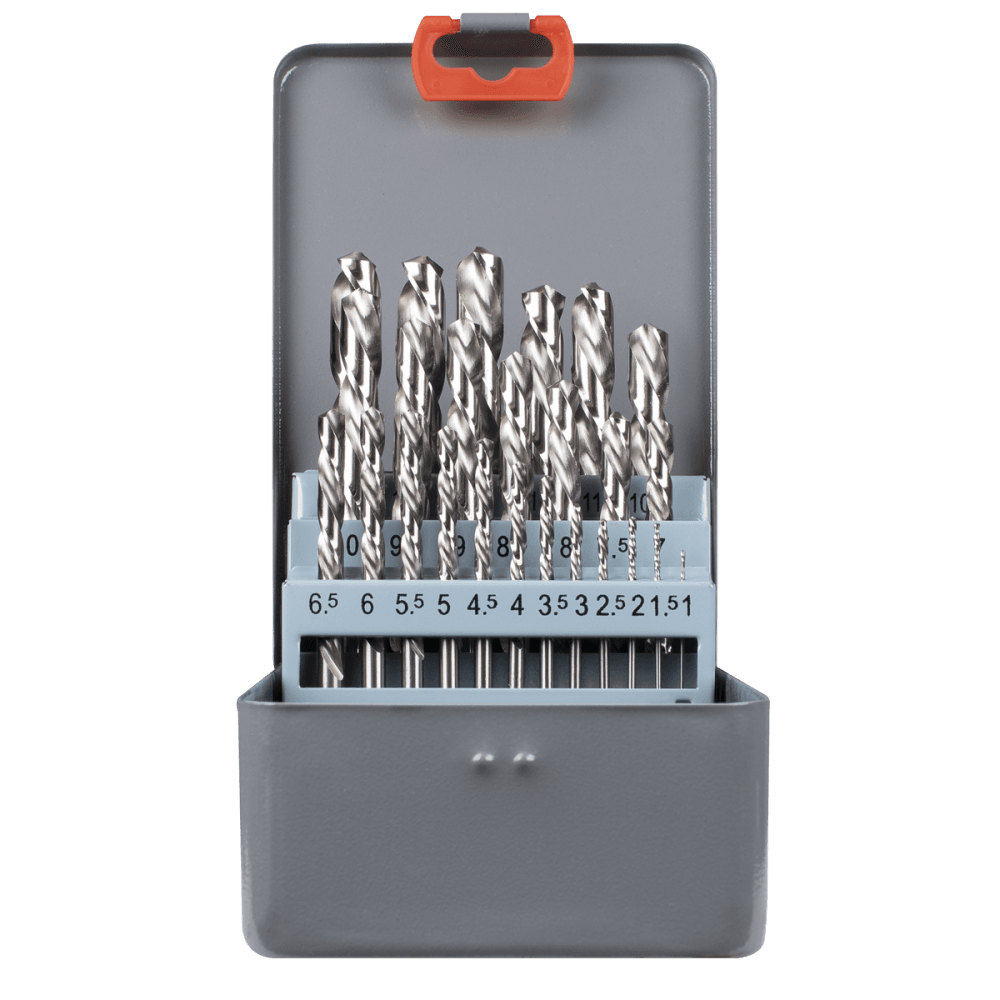 Left-Hand Spiral Drill Bit Set 25pc Model No- AK8191