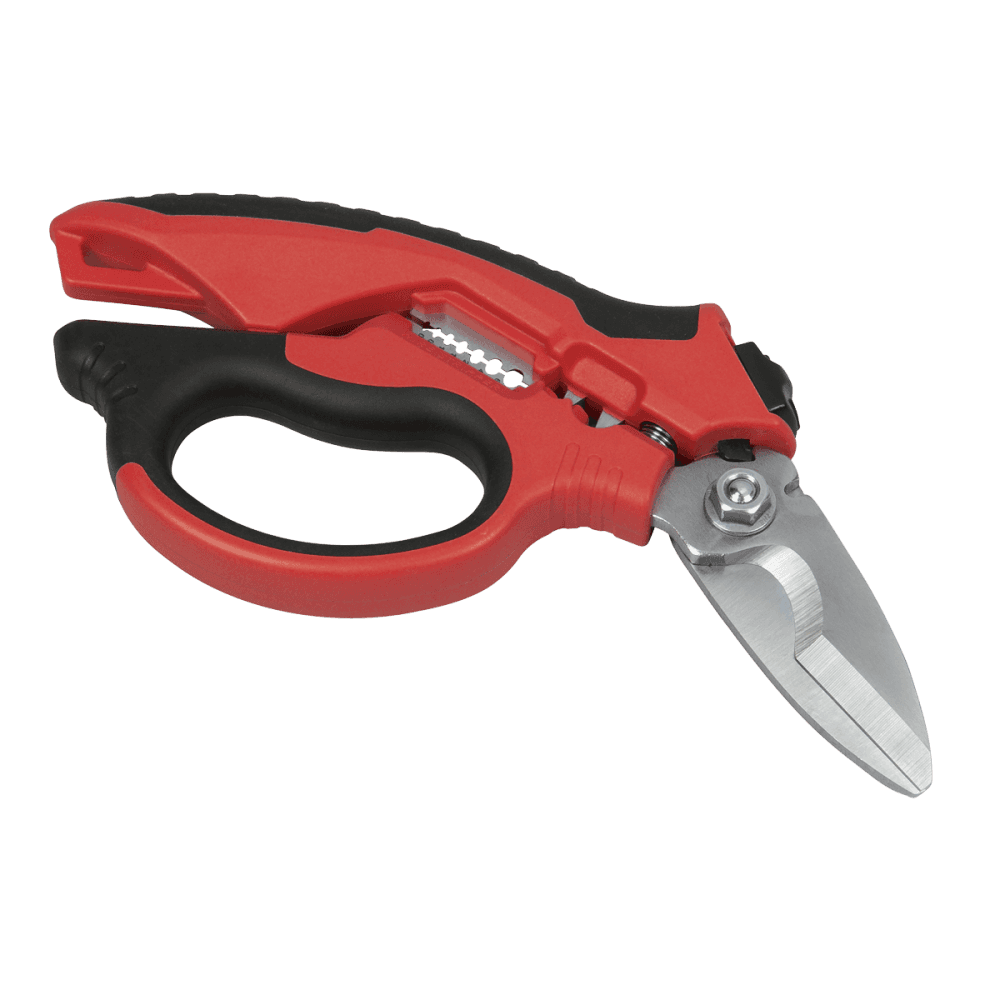 Heavy-Duty Electrician's Angled Shears 200mm 3-In-1 Model No- AK8527