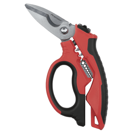 Heavy-Duty Electrician's Angled Shears 200mm 3-In-1 Model No- AK8527