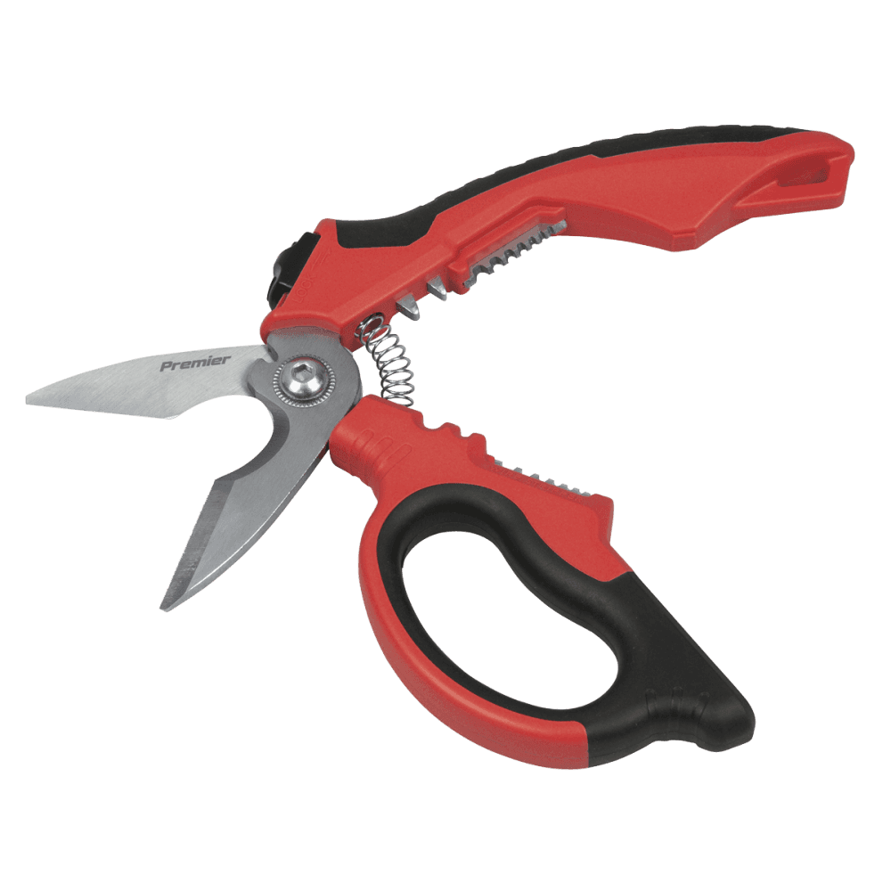 Heavy-Duty Electrician's Angled Shears 200mm 3-In-1 Model No- AK8527