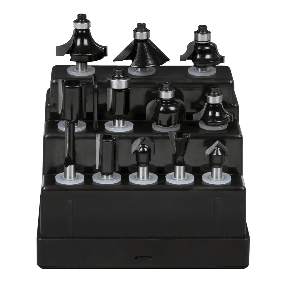 Router Bit Set 1/4" Shank 12pc Model No- AK9912