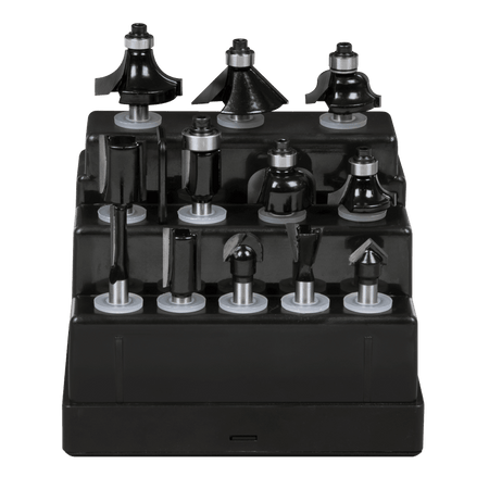 Router Bit Set 1/4" Shank 12pc Model No- AK9912