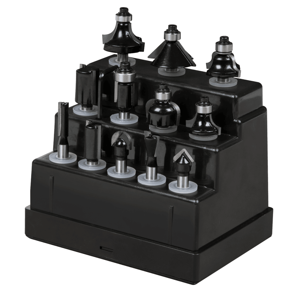 Router Bit Set 1/4" Shank 12pc Model No- AK9912
