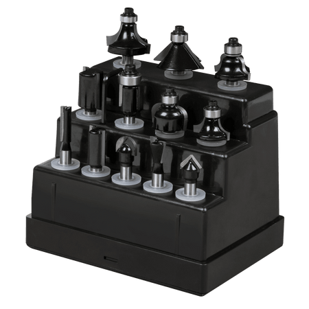 Router Bit Set 1/4" Shank 12pc Model No- AK9912