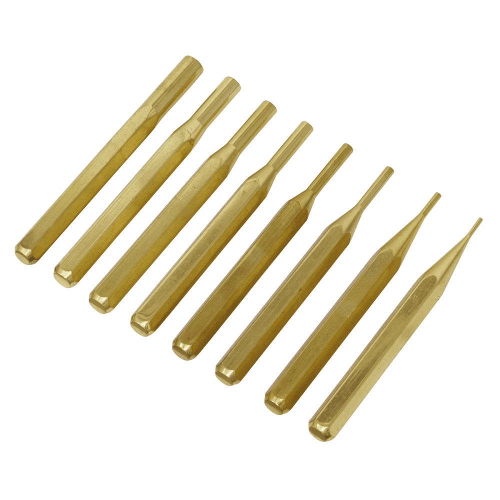 Brass Pin Punch Set 8pc Model No- AKB08