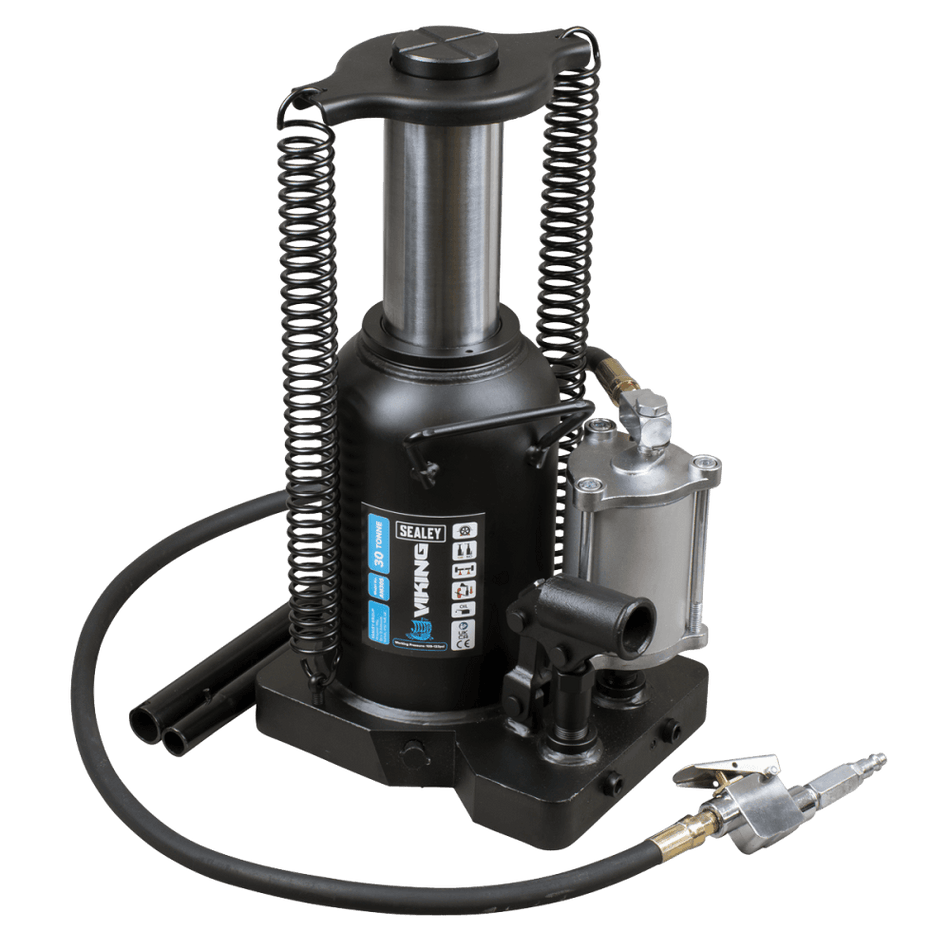 Viking Manual/Air Hydraulic Bottle Jack 30 Tonne Model No- AM30S