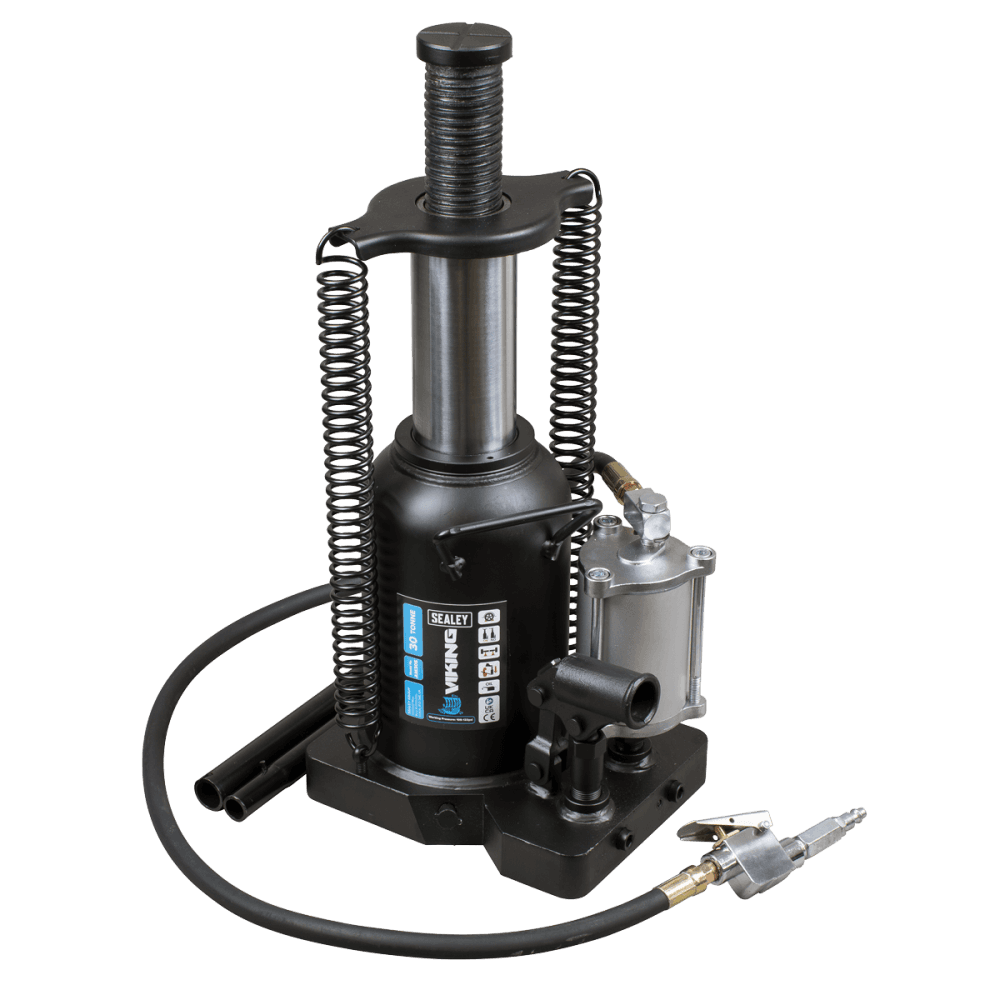 Viking Manual/Air Hydraulic Bottle Jack 30 Tonne Model No- AM30S