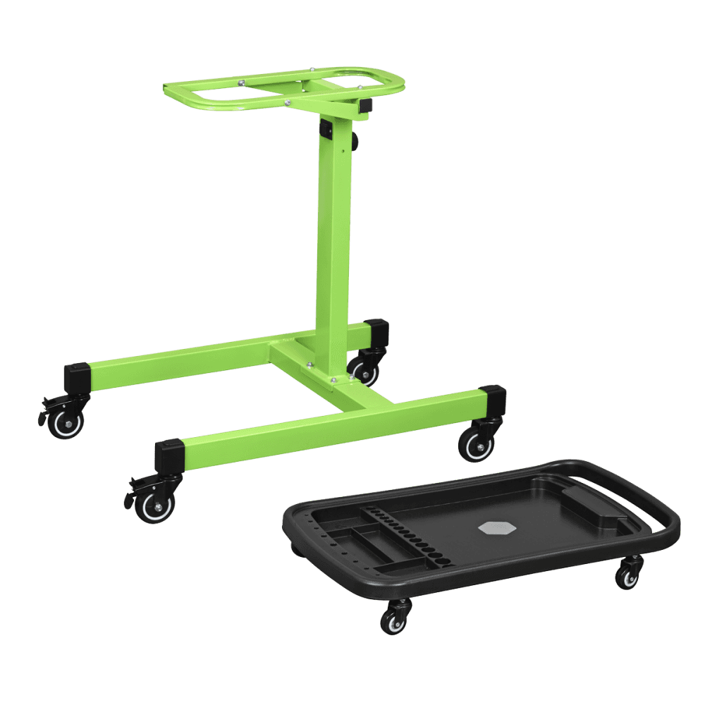 Adjustable-Height Mobile Workstation with Removable Top Tray Model No- AP201