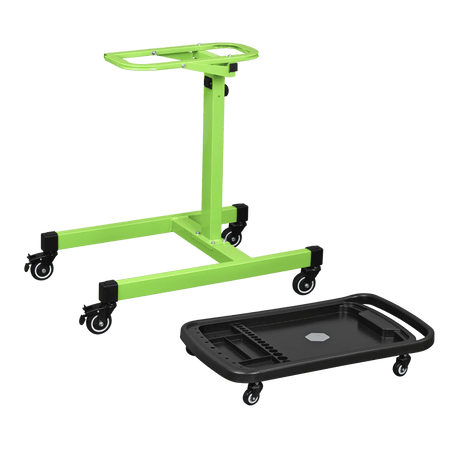 Adjustable-Height Mobile Workstation with Removable Top Tray Model No- AP201