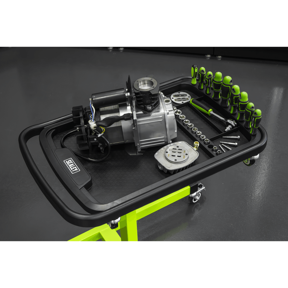 Adjustable-Height Mobile Workstation with Removable Top Tray Model No- AP201