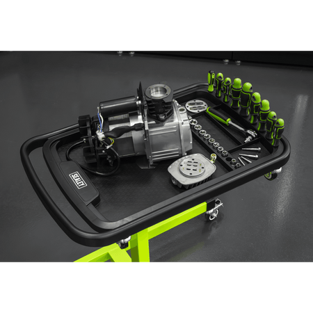 Adjustable-Height Mobile Workstation with Removable Top Tray Model No- AP201