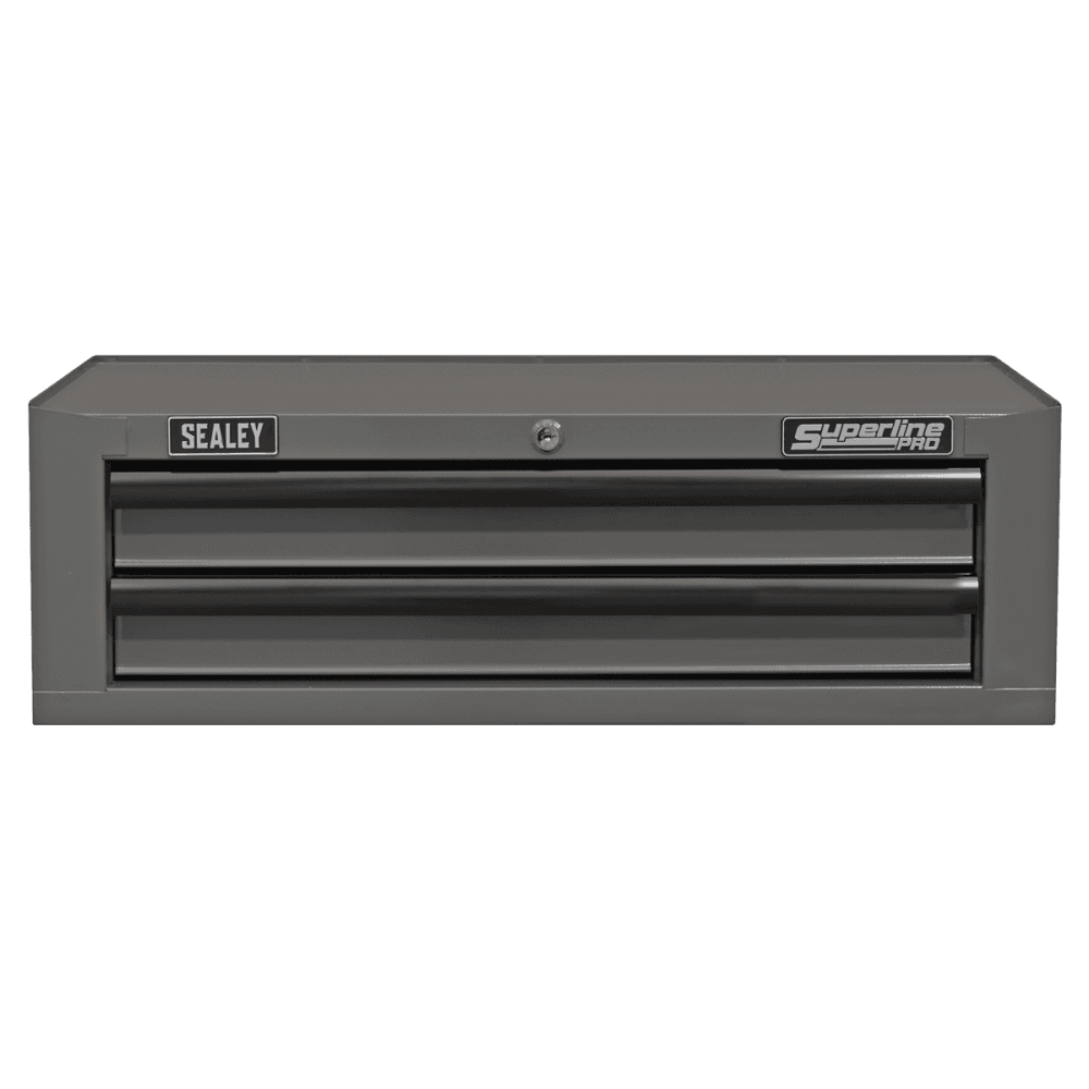 Superline PRO Mid-Box Tool Chest 2 Drawer - Grey/Black Model No- AP26029TG