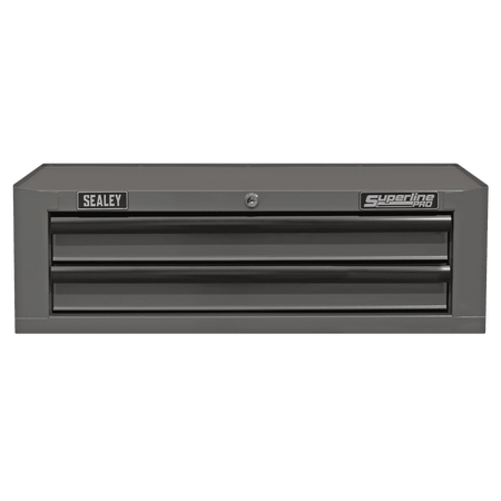 Superline PRO Mid-Box Tool Chest 2 Drawer - Grey/Black Model No- AP26029TG