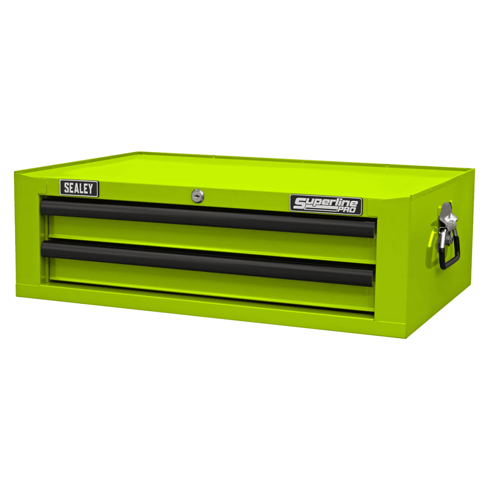 Superline PRO Mid-Box Tool Chest 2 Drawer - Green/Black Model No- AP26029THV