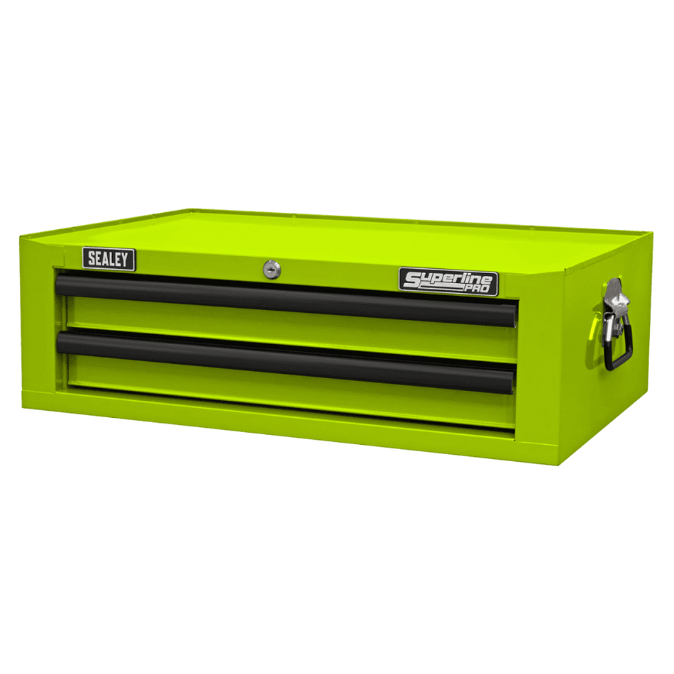 Superline PRO Mid-Box Tool Chest 2 Drawer - Green/Black Model No- AP26029THV