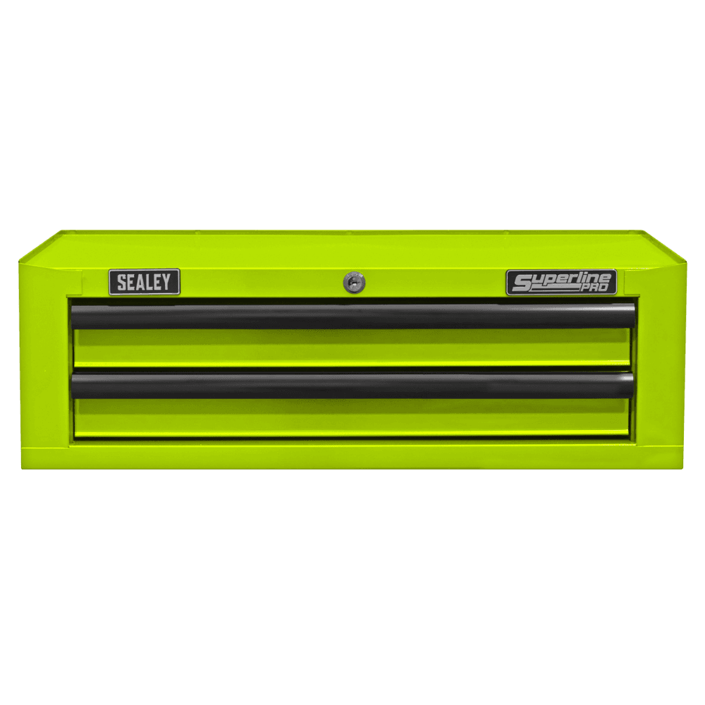 Superline PRO Mid-Box Tool Chest 2 Drawer - Green/Black Model No- AP26029THV