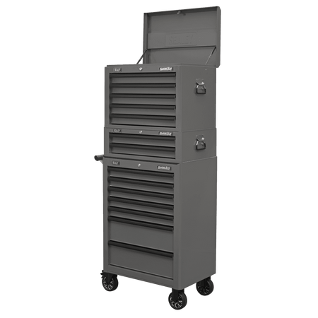 Superline PRO Topchest 5 Drawer - Grey/Black Model No- AP26059TG