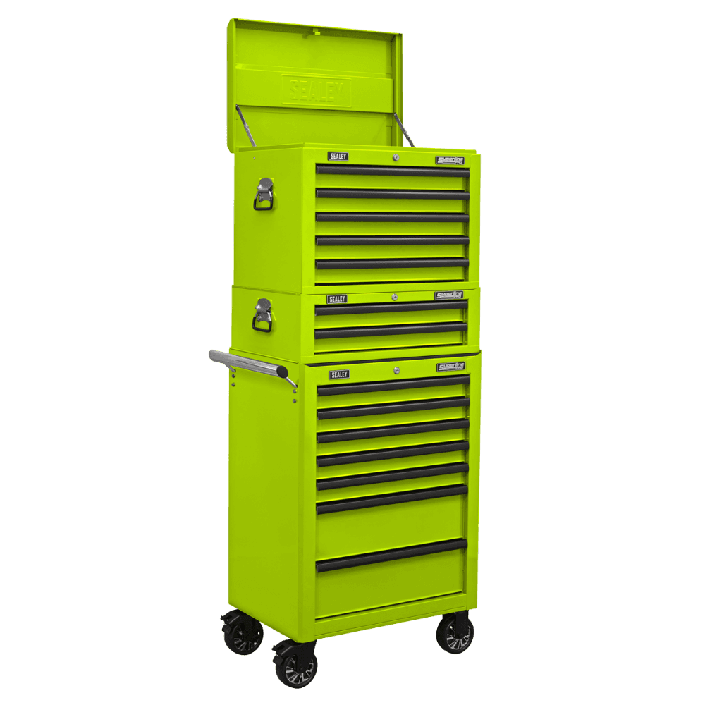 Superline PRO Topchest 5 Drawer - Green/Black Model No- AP26059THV
