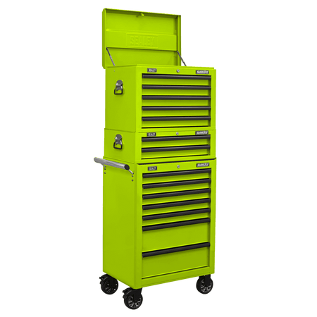 Superline PRO Topchest 5 Drawer - Green/Black Model No- AP26059THV
