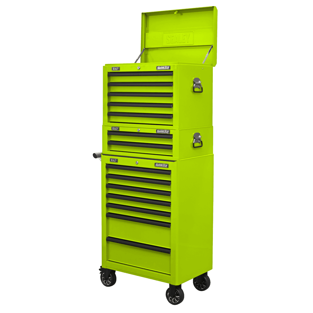 Superline PRO Topchest 5 Drawer - Green/Black Model No- AP26059THV