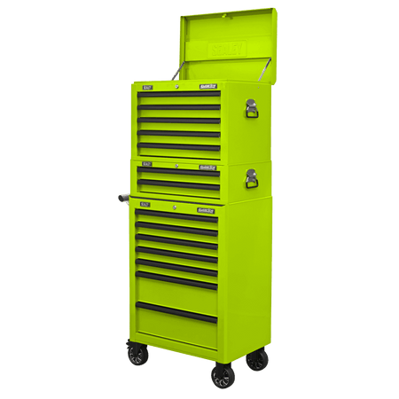 Superline PRO Topchest 5 Drawer - Green/Black Model No- AP26059THV