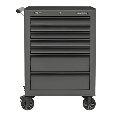 Superline PRO Rollcab 7 Drawer - Grey/Black Model No- AP26479TG