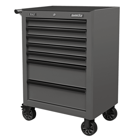 Superline PRO Rollcab 7 Drawer - Grey/Black Model No- AP26479TG