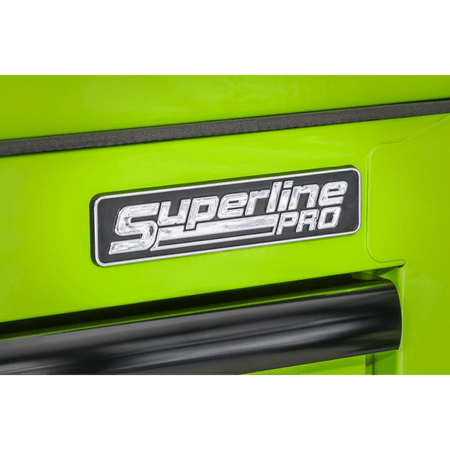 Superline PRO Rollcab 7 Drawer - Green/Black Model No- AP26479THV
