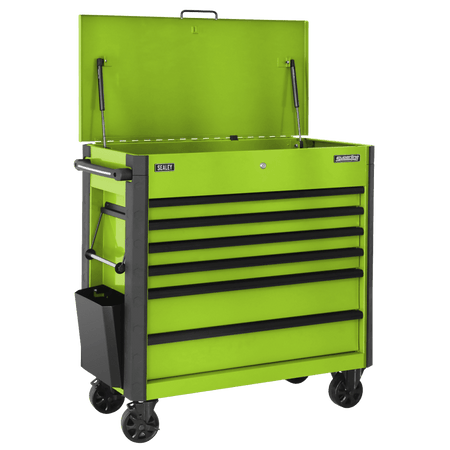 Tool Trolley 6 Drawer - Green : Model No- AP366HV