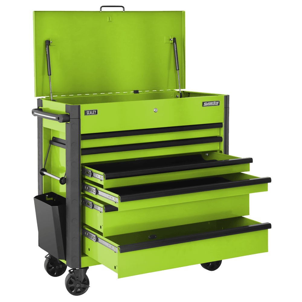 Tool Trolley 6 Drawer - Green : Model No- AP366HV