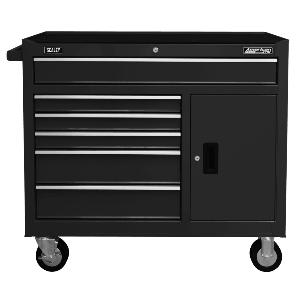 American PRO Rollcab 6 Drawer - Black Model No- AP4106B