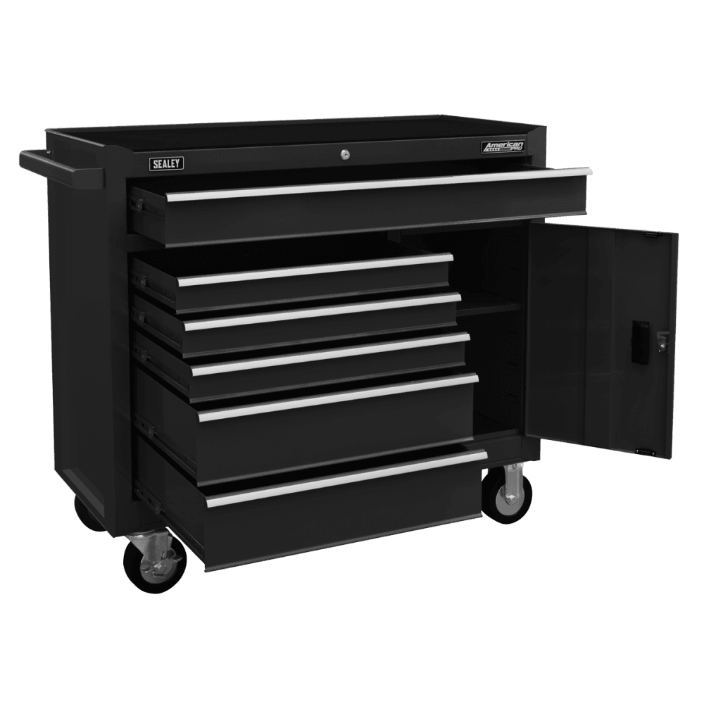 American PRO Rollcab 6 Drawer - Black Model No- AP4106B
