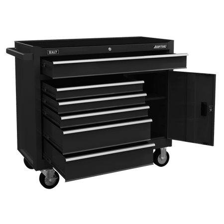 American PRO Rollcab 6 Drawer - Black Model No- AP4106B