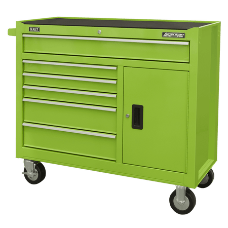 American PRO Rollcab 6 Drawer - Green Model No- AP4106HV