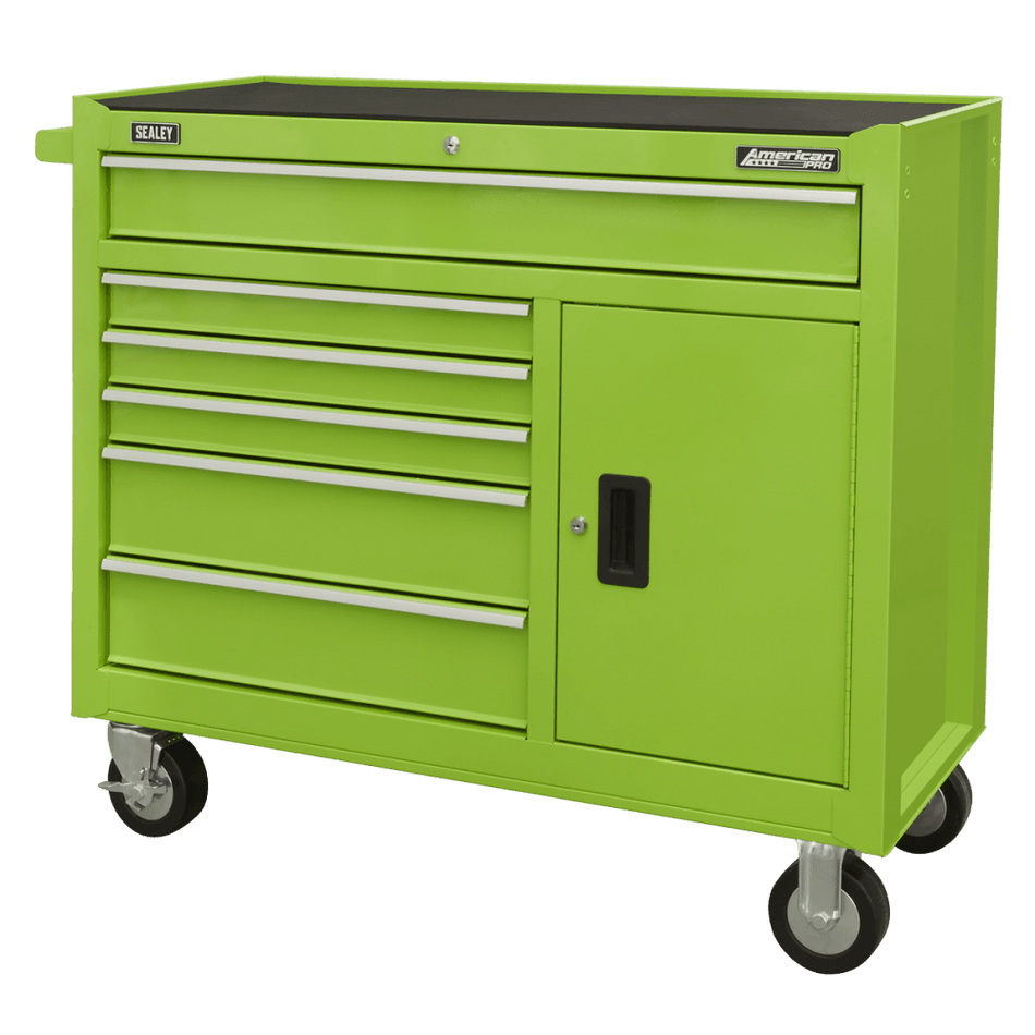 American PRO Rollcab 6 Drawer - Green Model No- AP4106HV