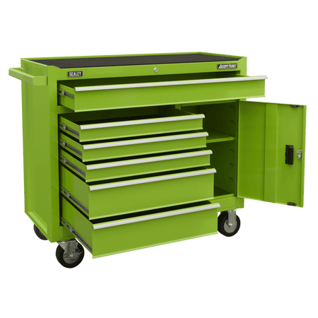 American PRO Rollcab 6 Drawer - Green Model No- AP4106HV