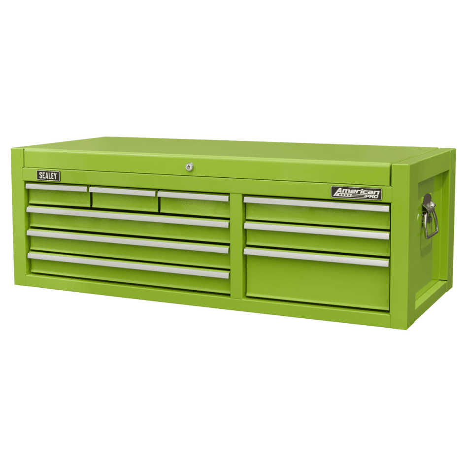 American PRO Topchest 9 Drawer - Green Model No- AP4109HV