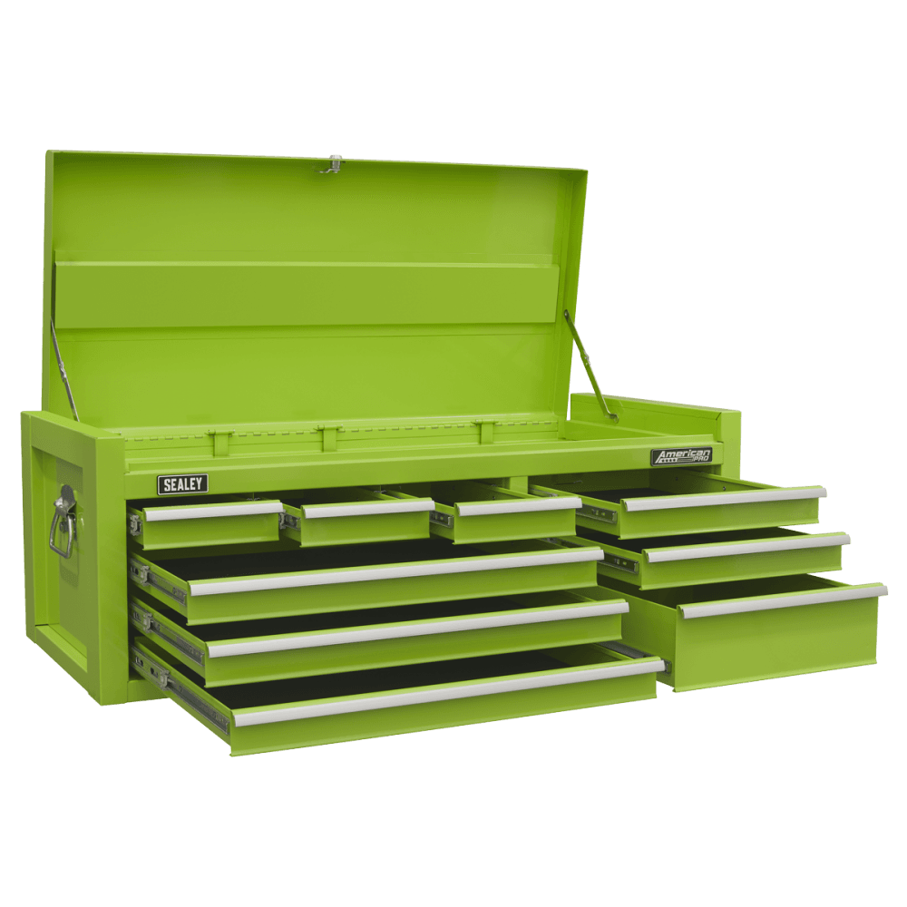 American PRO Topchest 9 Drawer - Green Model No- AP4109HV