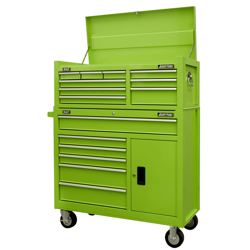 American PRO Topchest 9 Drawer - Green Model No- AP4109HV