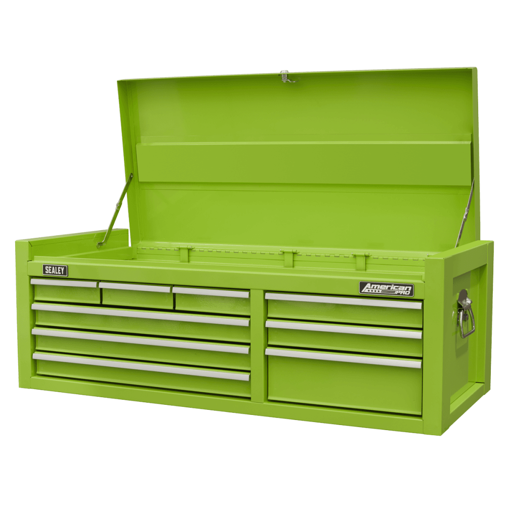 American PRO Topchest 9 Drawer - Green Model No- AP4109HV