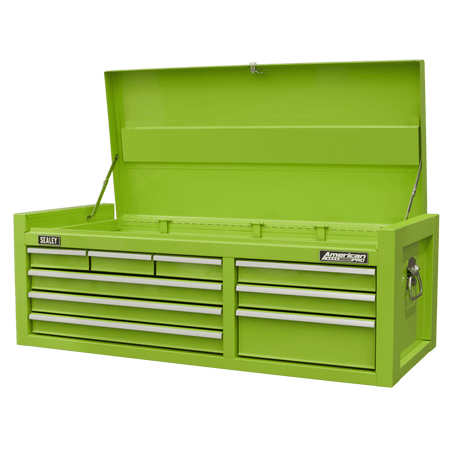 American PRO Topchest 9 Drawer - Green Model No- AP4109HV