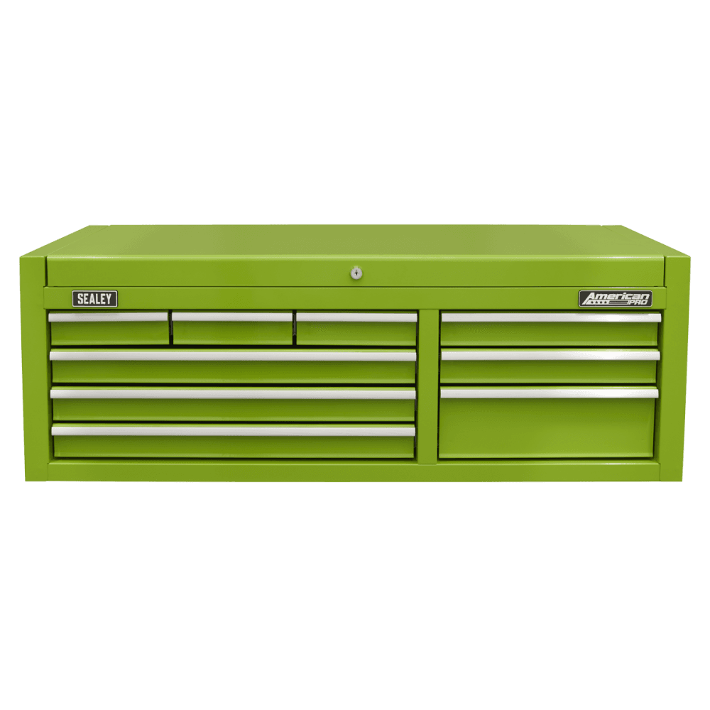 American PRO Topchest 9 Drawer - Green Model No- AP4109HV