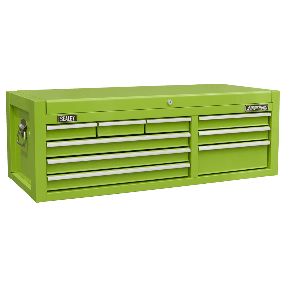 American PRO Topchest 9 Drawer - Green Model No- AP4109HV