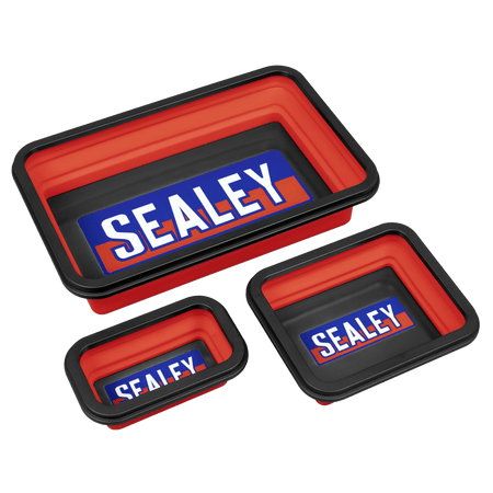 Collapsible Magnetic Parts Tray - Set of 3 Model No- APCMTS