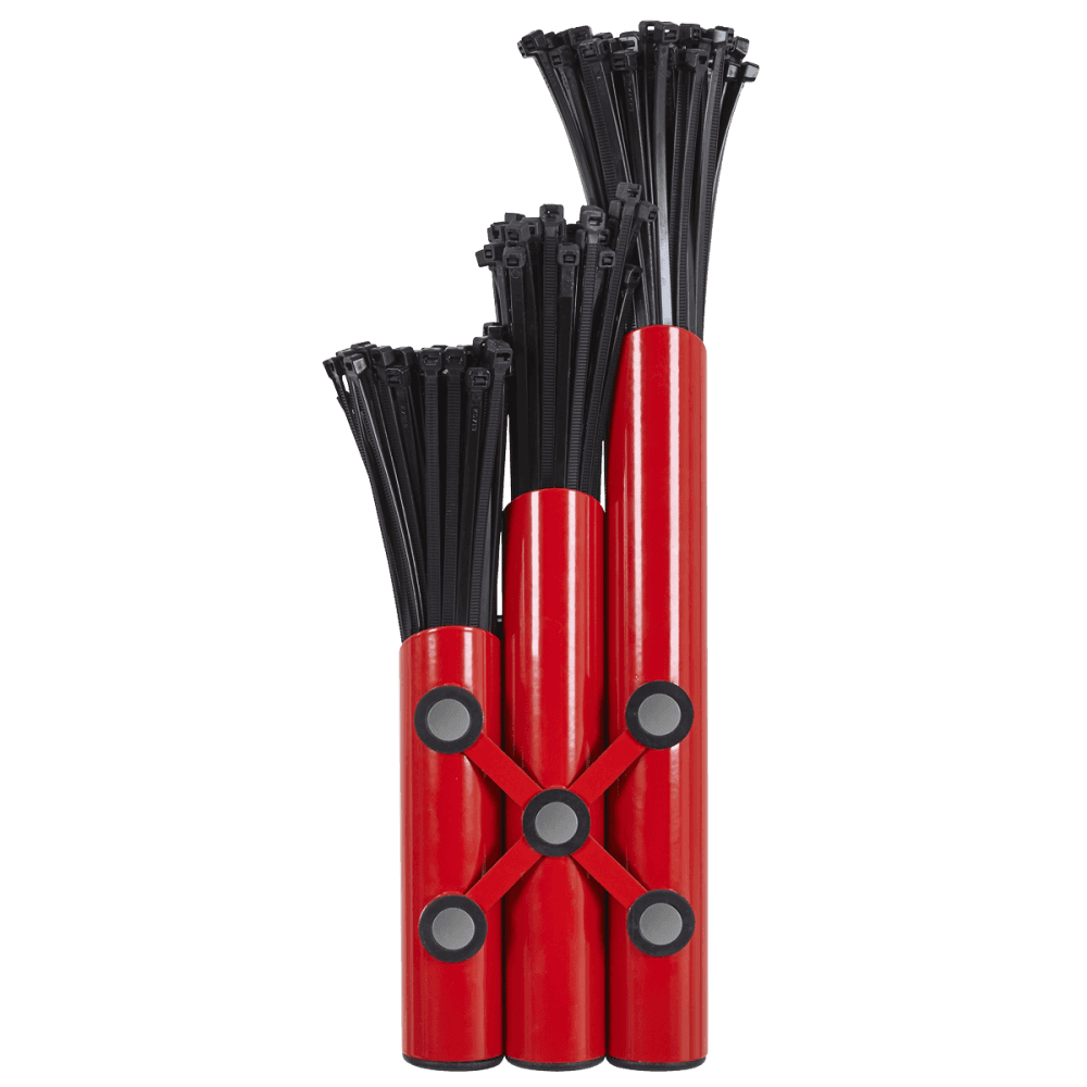 Large Magnetic Cable Tie Holder - Red Model No- APCTHRXL
