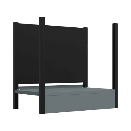 Modular Storage Base unit 1 Shelf 580mm Model No- APMRB2